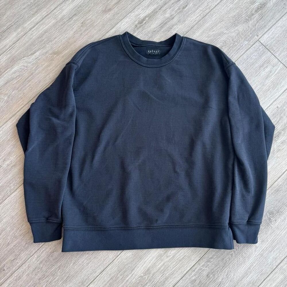 Velvet Women's Black and Grey Sweatshirt